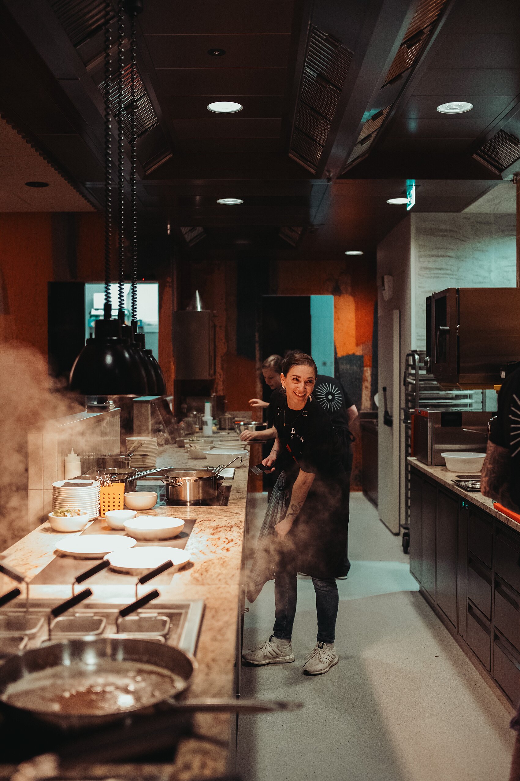 Sarah kocht im "Posthus".